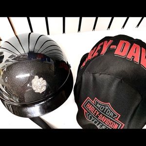 Harley Davidson Vintage Half Helmet Woman Size L